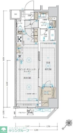 ベルグレード浅草DUEの物件間取画像